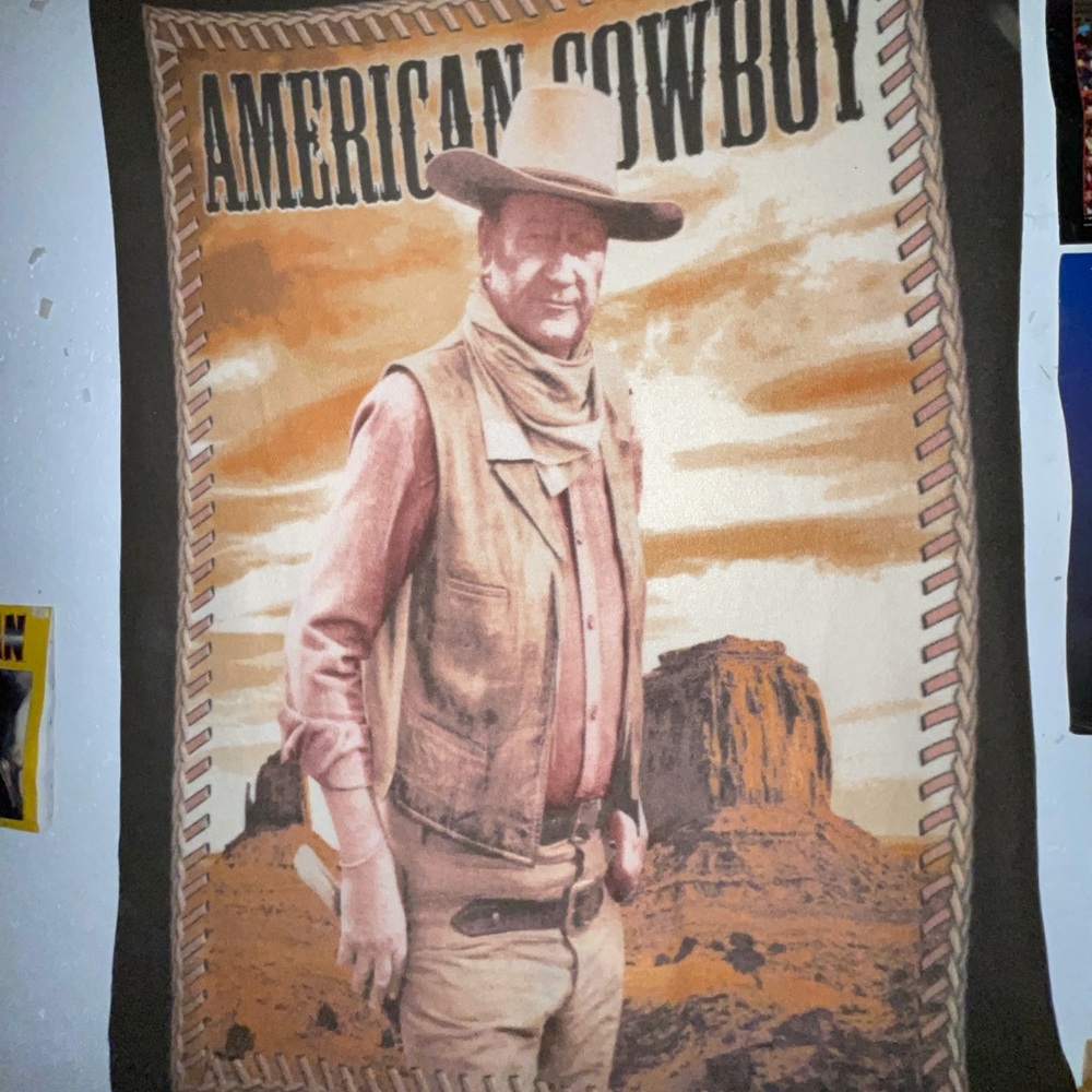 John Wayne blanket / poster